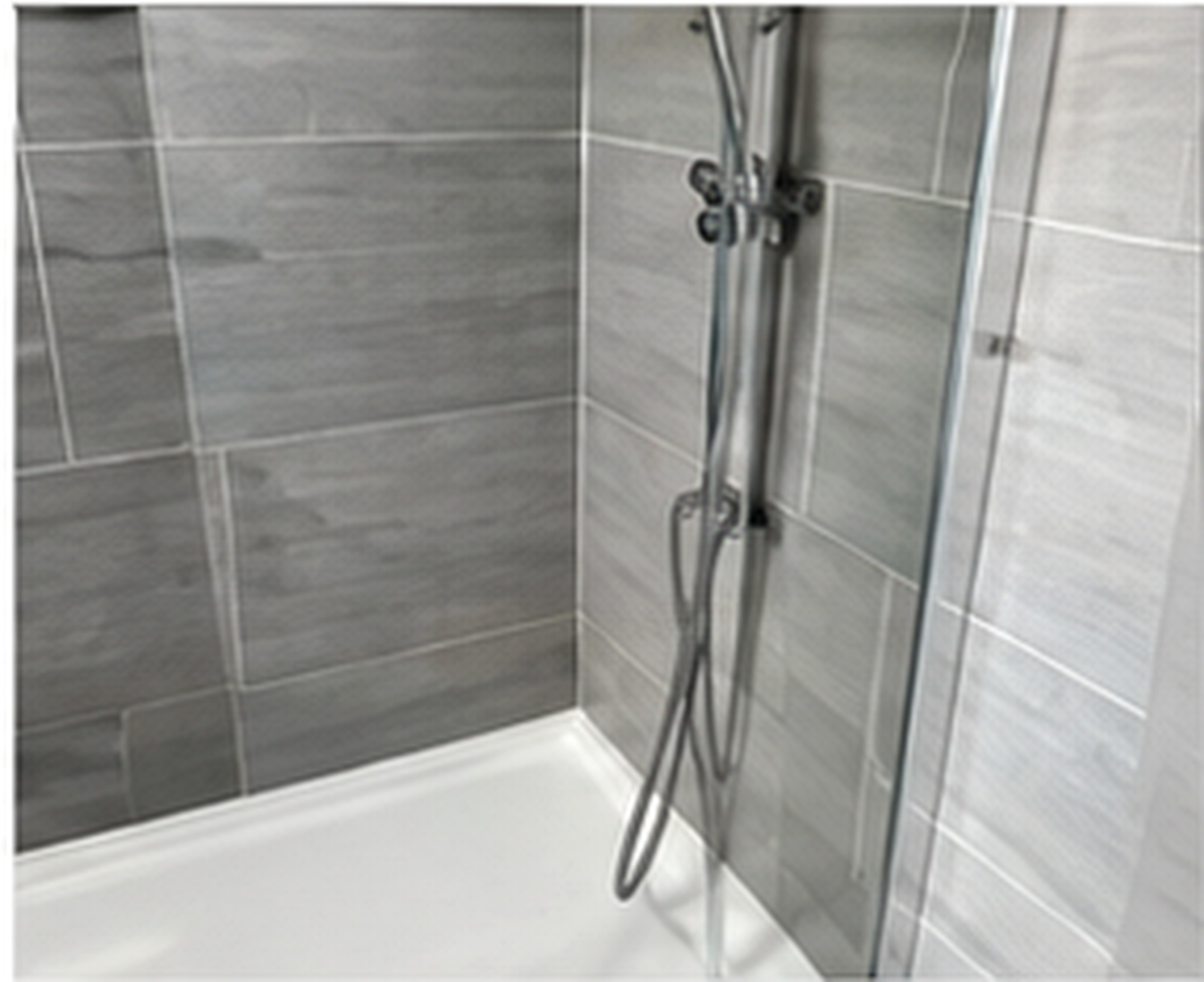 Shower area at Salford Family House