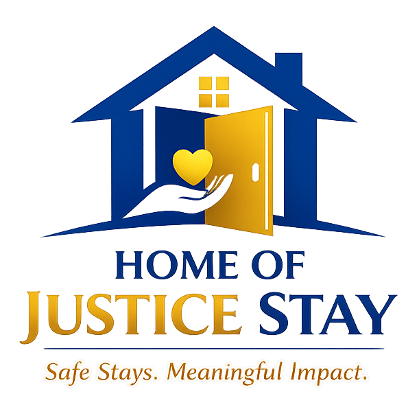 Home of Justice Stay logo